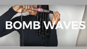 Effortless  Waves Using a Curling Wand | BombDotComHair