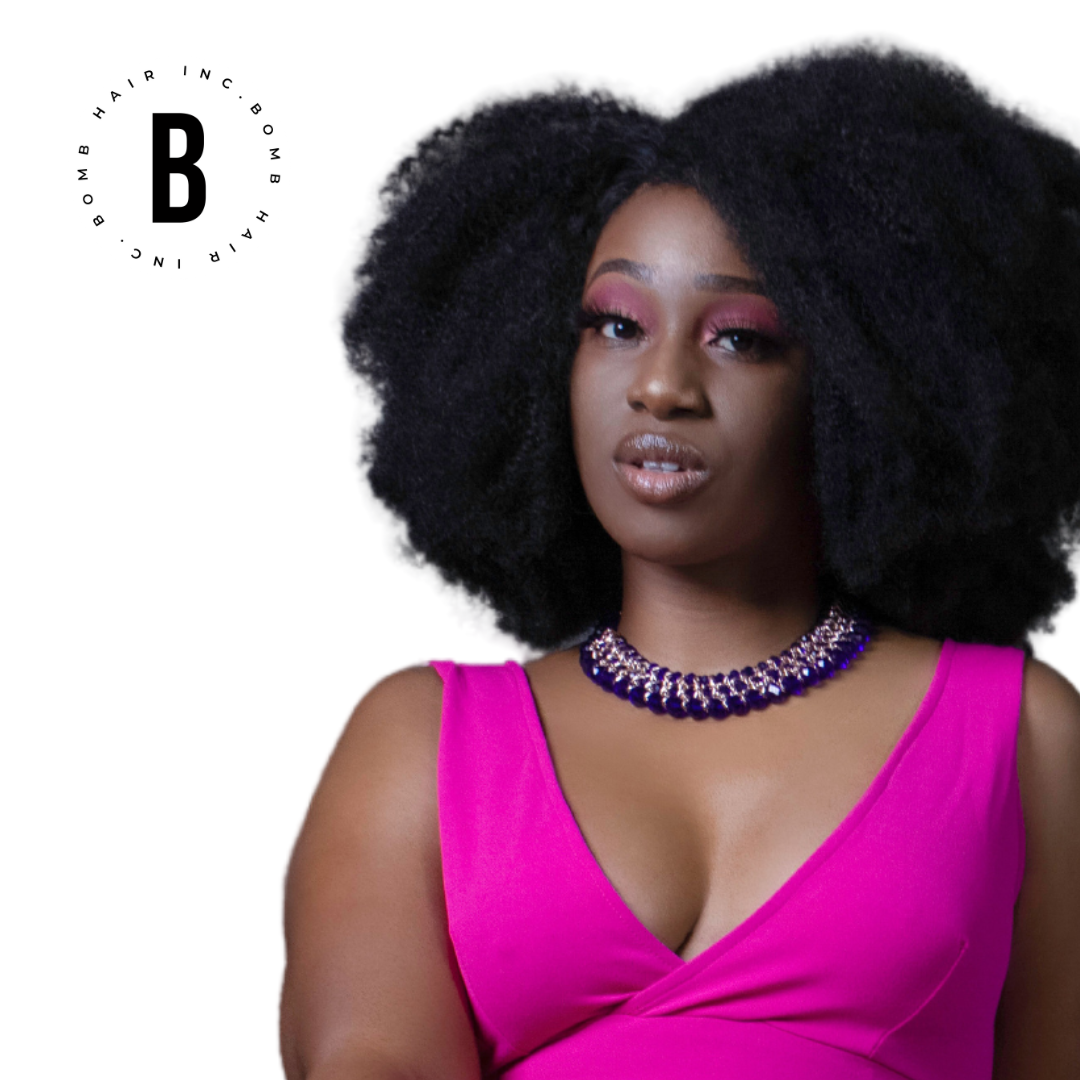 Experience the beauty and versatility of natural hair with this authentic and long-lasting Afro Kinky Closure Wig. Bomb Dot Com Hair BombDotComHair 
