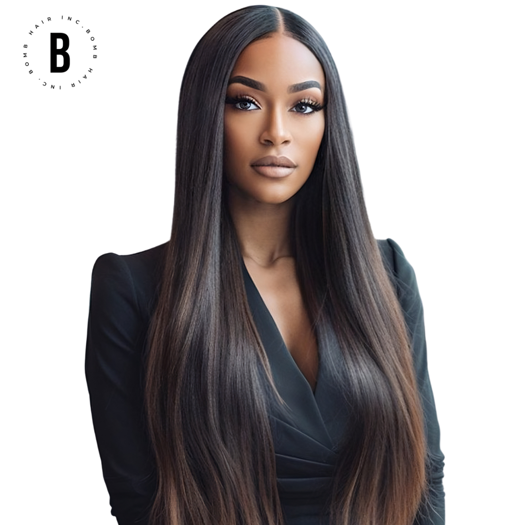 Straight Front Lace Wig - BombDotComHair